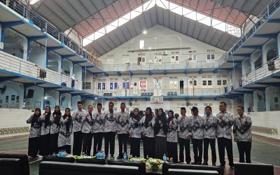 Pelantikan Pengurus PGRI Ranting dan Pengurus PGRI Cabang Kecamatan Wajo Digelar di SMP Negeri 5 Makassar