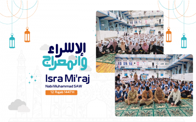 Hujan Deras Tak Halangi Semangat Peringatan Isra Mi’raj di SMP Negeri 5 Makassar