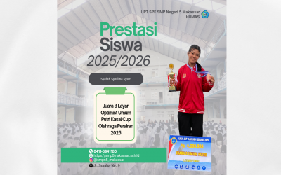 Siswa SMP Negeri 5 Berprestasi di Ajang Kasal Cup Perairan 2025