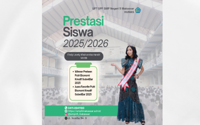 Findy Berhasil Memperoleh Gelar Winner Preteen Putri Ekonomi Kreatif Sulselbar 2025